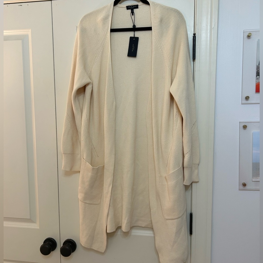 NWT Rag & Bone Amy Ribbed Cardigan - Picture 2 of 9